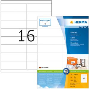 Universaletiketten Herma 4264 Premium, weiß