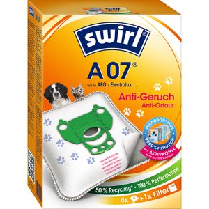 Produktbild für Staubsaugerbeutel Swirl A 07 MicroPor Plus Anti Odour