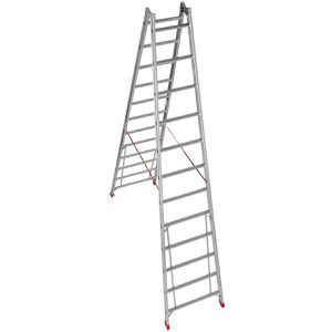 Produktbild für Stehleiter Euroline Nr. 305, 3051112, beidseitig begehbar