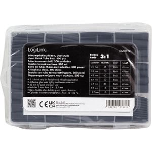 Produktbild für Schrumpfschlauch LogiLink KAB0122, Polyolefin, im Set