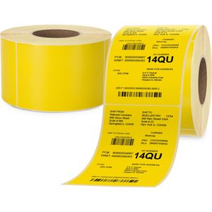 Thermoetiketten Böttcher-AG für Zebra, gelb