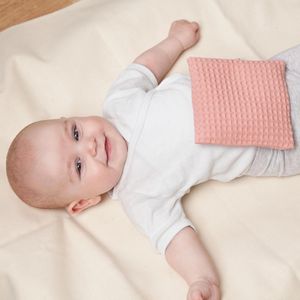 Produktbild für Wärmekissen GRÜNSPECHT rosa, 13 x 13 cm, mit Rapssamen