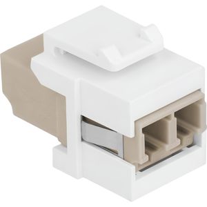 Keystone-Modul DeLock 86347, beige / weiß