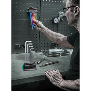 Produktbild für Sechskantschlüssel Wera 950/9 HexPlus Multicolour3