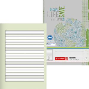 Produktbild für Schulheft Brunnen 104518101, für 1. Klasse, A5