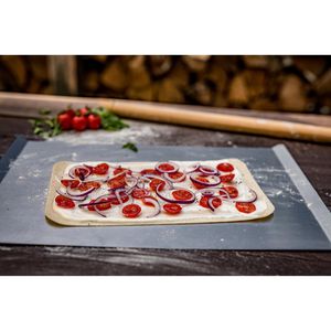 Produktbild für Pizzablech Grillfürst 18-001, unbeschichtet, eckig