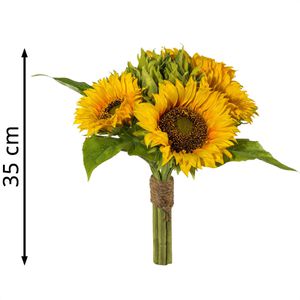 Produktbild für Kunstblume Creativ-green Sonnenblumenbouquet