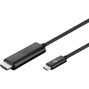 HDMI-Kabel Goobay 77528 USB-C 2.0, 1,8m