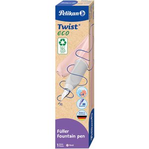 Produktbild für Füller Pelikan Twist eco Rose, P457, Feder M