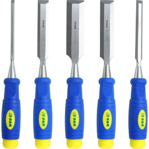 Produktbild für Stechbeitel S&amp;R Professional, 381136632, 5-teiliges Set