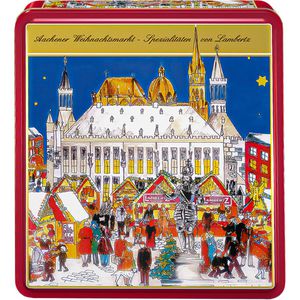Produktbild für Lebkuchen Lambertz Weihnachtsmarkt Mischung, in Schmuckdose