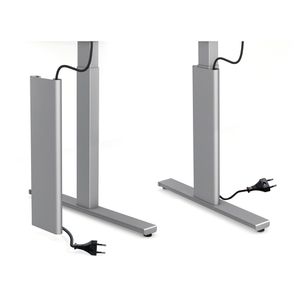 Produktbild für Schreibtisch Kerkmann Move 3 Tube, grau / silber