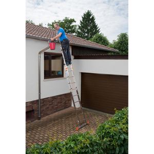 Produktbild für Schiebeleiter Krause Monto Fabilo, 129277, 2 x 9 Sprossen