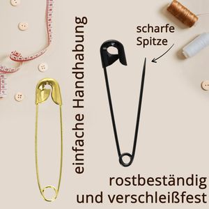 Produktbild für Sicherheitsnadeln Böttcher-AG Premium, 3 Farben