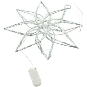 Weihnachtsstern Frank-Flechtwaren 530005, Silver