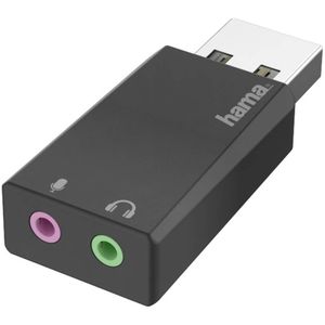 Hama Soundkarte USB-Soundkarte, 00200323, USB 2.0, extern