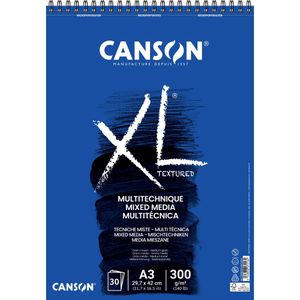 Aquarellpapier Canson XL Mix Media Block, A3