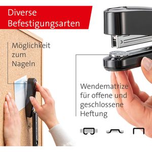 Produktbild für Heftgerät Novus B3, 020-1261, inkl. 200 Heftklammern