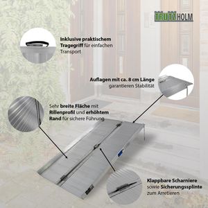 Produktbild für Auffahrrampe Trutzholm 35828, Rollstuhl-Rampe