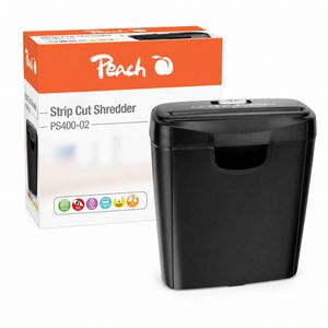 Produktbild für Aktenvernichter Peach 511003 PS400-02, schwarz