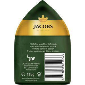 Produktbild für Kaffeepads Jacobs Crema Pads, Klassisch