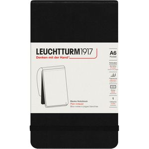 Produktbild für Notizblock Leuchtturm1917 schwarz, 316831, A6