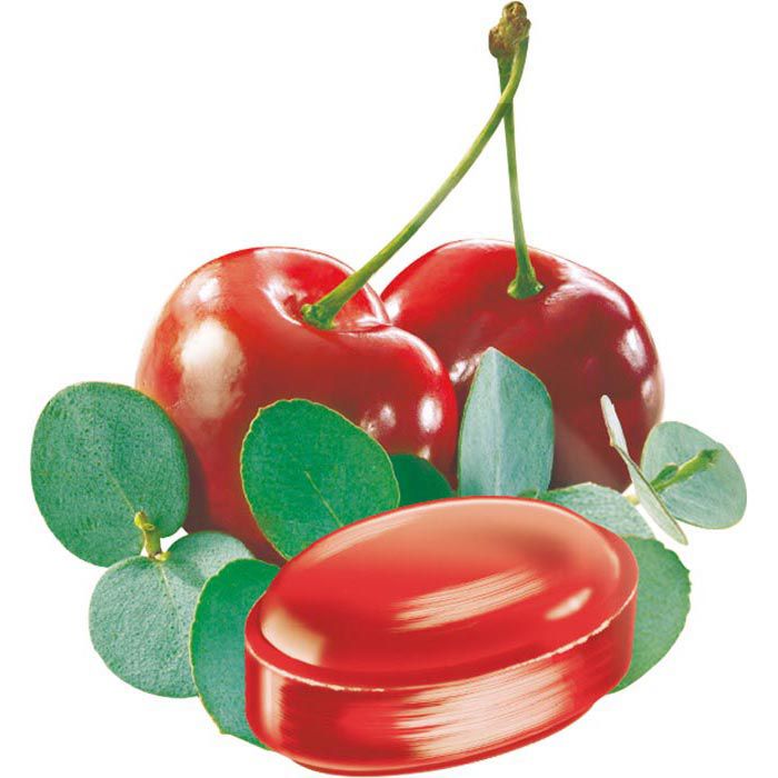 Wick Kräuterbonbons Kirsche & Eukalyptus, zuckerfrei, 72g - Böttcher AG