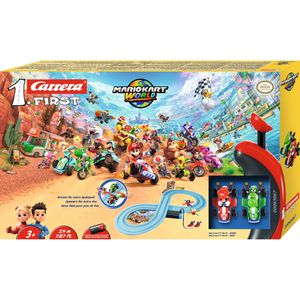 Produktbild für Autorennbahn Carrera FIRST Mario Kart World - Mario vs. Yoshi