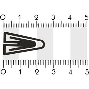 Produktbild für Büroklammern Laurel 0113-98, Plastiklips, 25mm