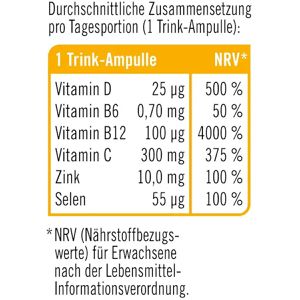Produktbild für Vitamin-Shot taxofit Immun + Energie, Wochen-Kur