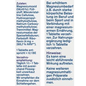 Produktbild für Magnesium tetesept Nacht Depot, 30 Tabletten