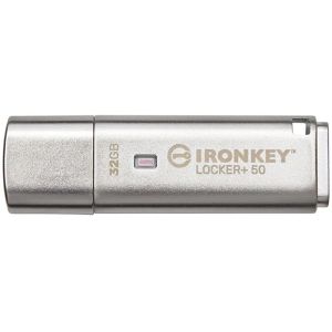Produktbild für USB-Stick Kingston IronKey Locker+ 50, 32 GB