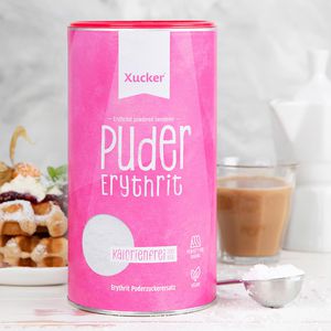 Produktbild für Zucker Xucker Puder Erythrit, weißer Zucker