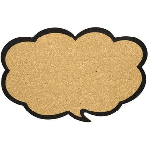 Produktbild für Pinnwand Navaris Gedankenwolke, braun