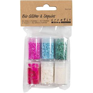 Produktbild für Glitzer Creativ-Company 284803 Bio Sparkles &amp; Pailletten