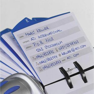 Produktbild für Rollkartei Durable 241623, Telindex Flip Vegas