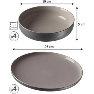 Produktbild für Tafelservice Ritzenhoff&amp;Breker Jasper, Keramik