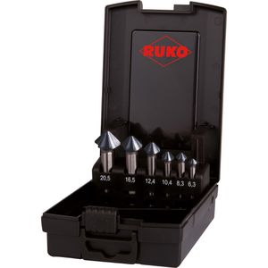 Kegelsenker RUKO 102790EPRO, ULTIMATECUT HSSE-Co 5, 6-teilig