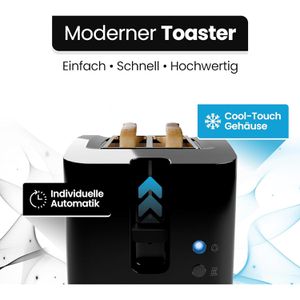 Produktbild für Toaster Clatronic TA 3801, mit 7 Röststufen &amp; Auftaufunktion
