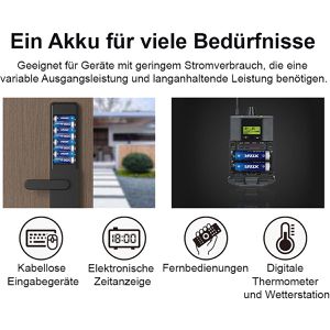 Produktbild für Akku Xtar 1,5 V, 3000 mAh