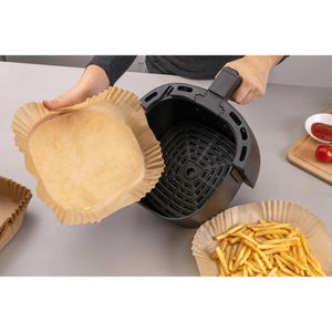 Produktbild für Backpapier Fackelmann für Heißluftfritteusen, 20 x 20 cm