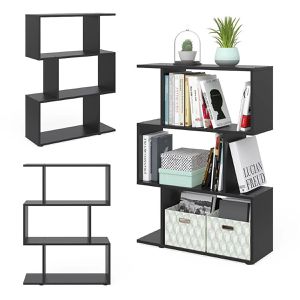 Produktbild für Bücherregal Vicco Levio, schwarz