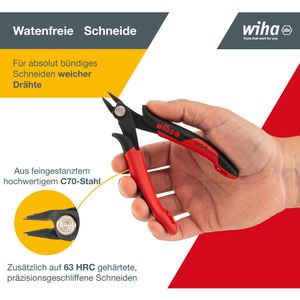 Produktbild für Seitenschneider Wiha 27391, Electronic