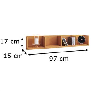 Produktbild für Wandregal VCM Honsa, 900047, buche