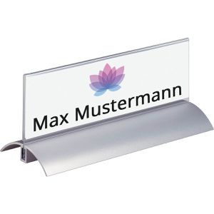 Produktbild für Tischnamensschilder Durable Presenter De Luxe, glasklar, A4