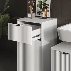 Produktbild für Badschrank Vicco Eliza, 4 Füße, weiß