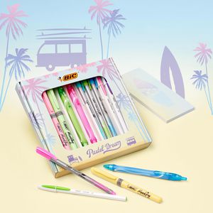 Produktbild für Schreibset Bic Pastel Dream, 992735, 16-teilig