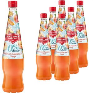 Produktbild für Sirup Mautner Pfirsich-Maracuja 0%, zuckerfrei