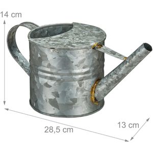 Produktbild für Gießkanne Relaxdays 10031549, silber