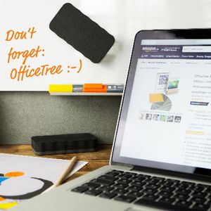 Produktbild für Tafelwischer OfficeTree magnetisch, 6 Stück